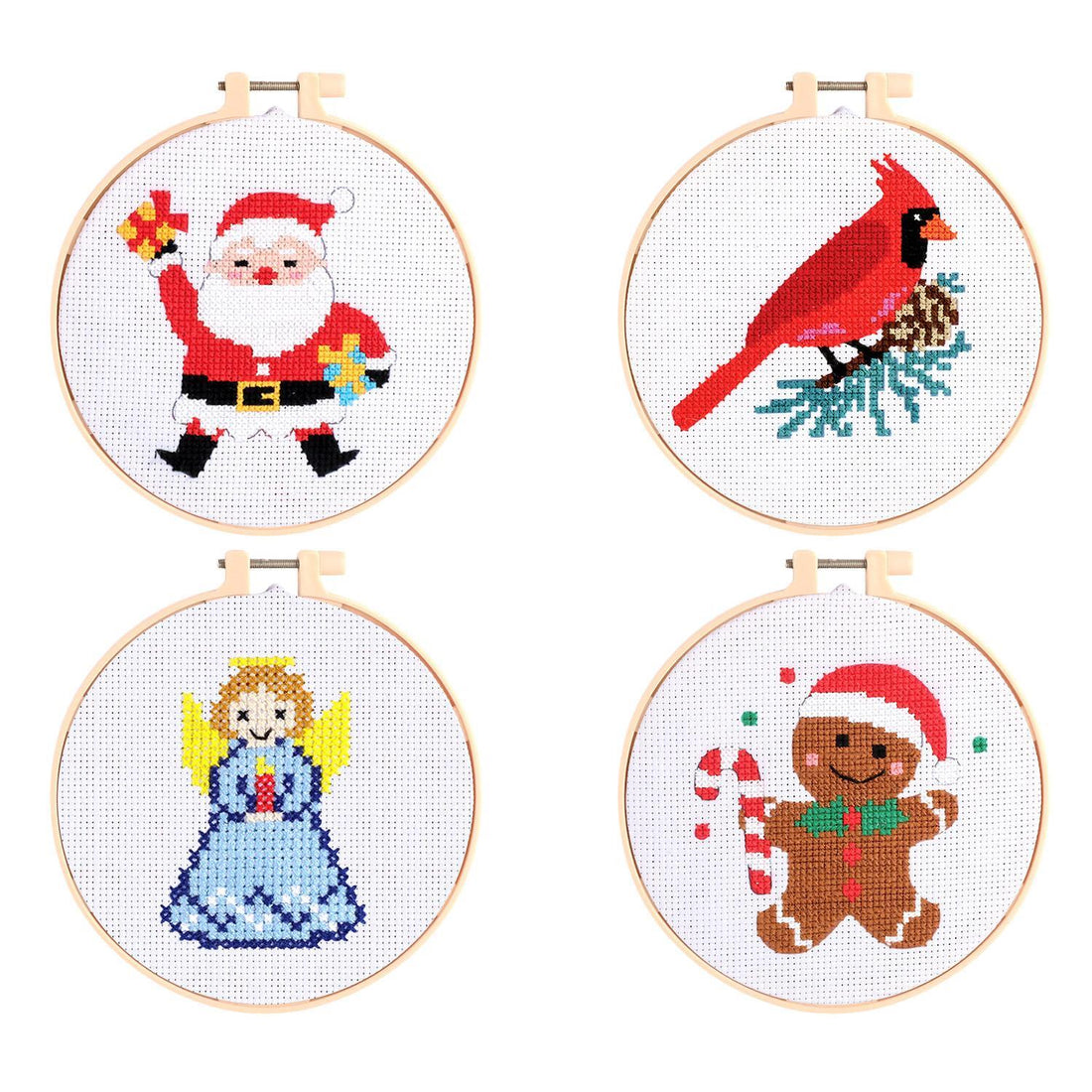 Holiday Cross Stitch Kit - 4 Styles
