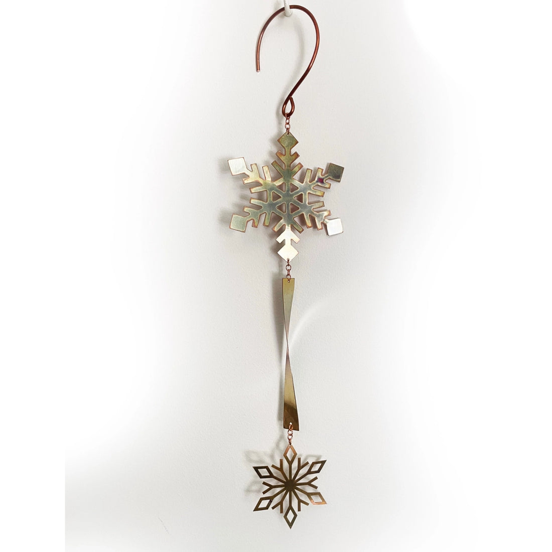 Copper Snowflake Mini Chain