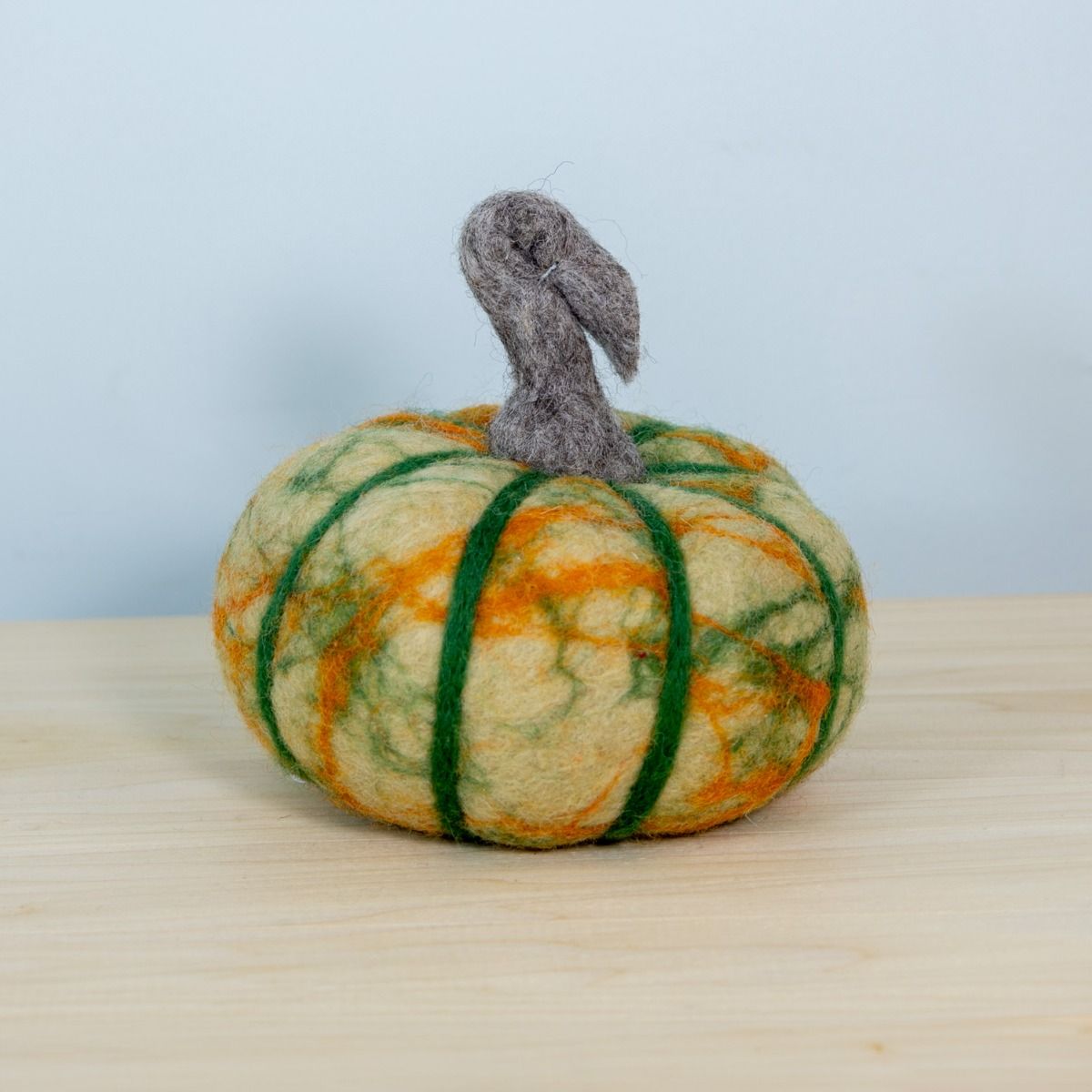 Felt Fairy Pumpkin Multi- 4.5" diameter