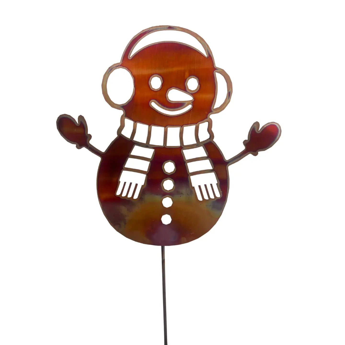 Snowman Copper Pot Stake