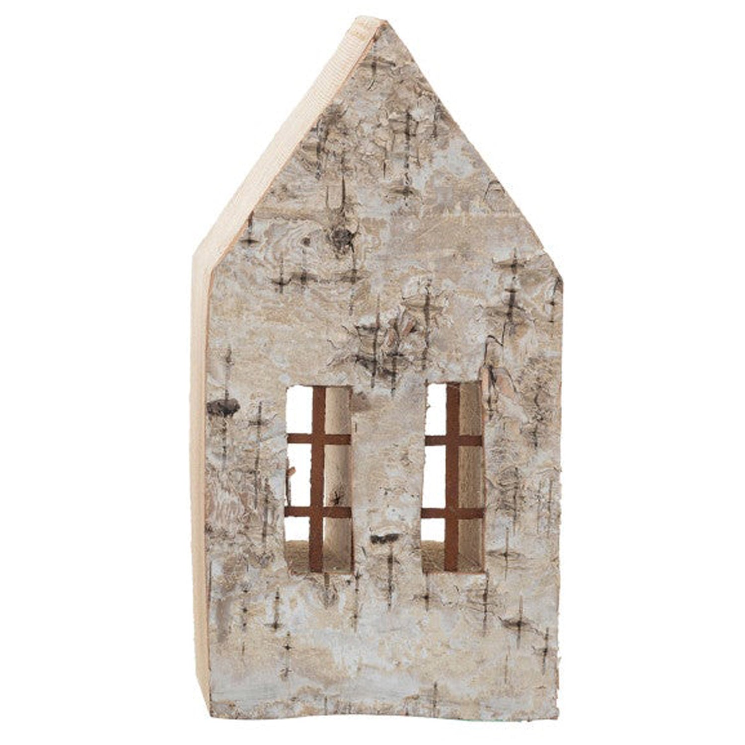 Natural Birch Bark House w/ Windows