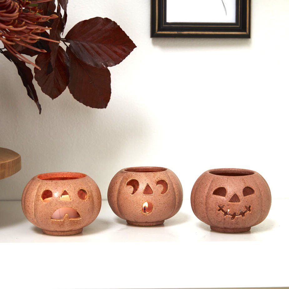 Pumpkin Votive Holder (3 styles)