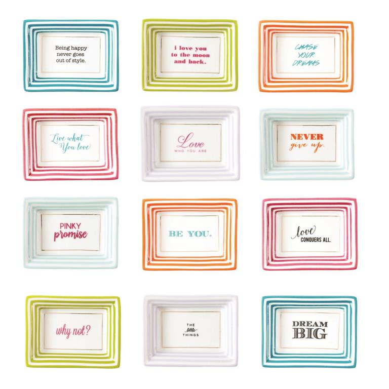 Petite Saying Trinket Tray (12 styles)