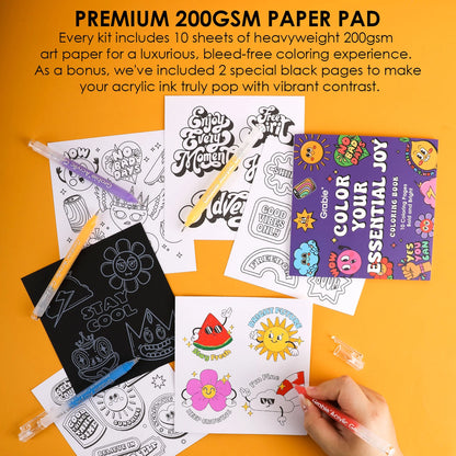 Bold &amp; Bright Coloring Kit