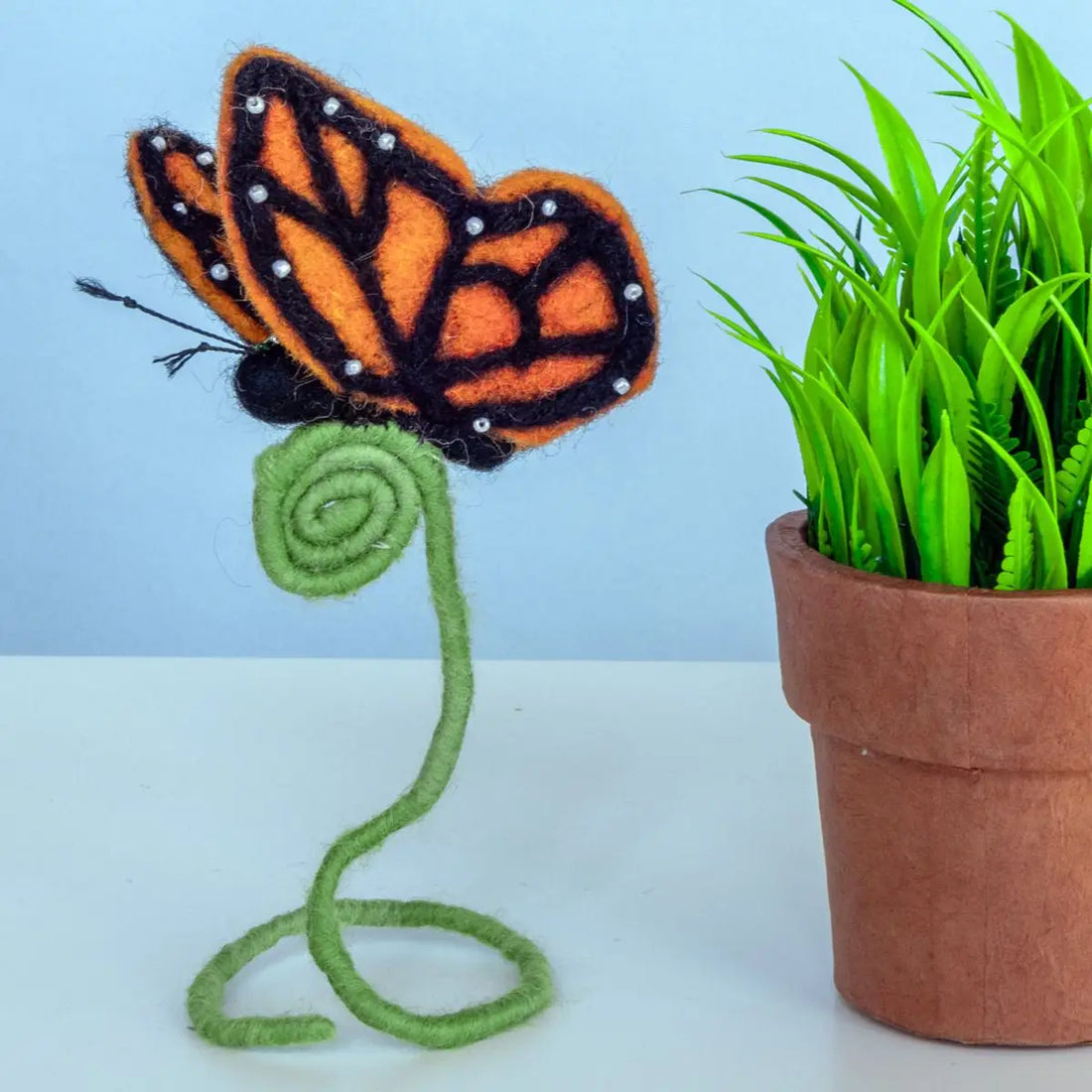 Monarch Butterfly Frond Friend