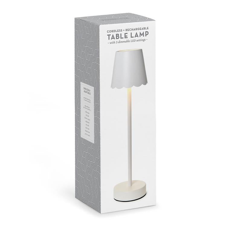 White LED Cordless Table Lamp