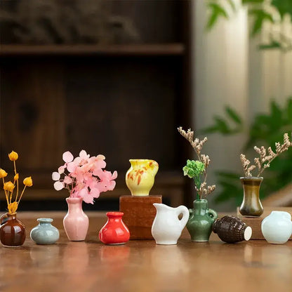 Miniature Flower Pot Vase Magnets