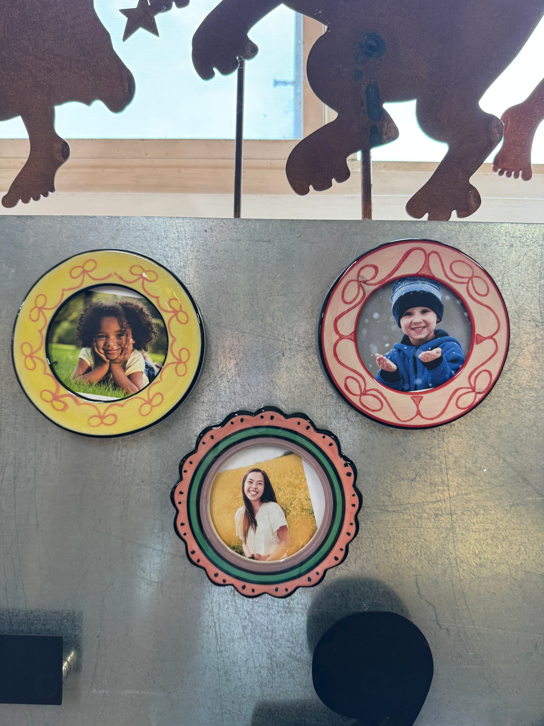 Stoneware Mini Photo Frame Magnet