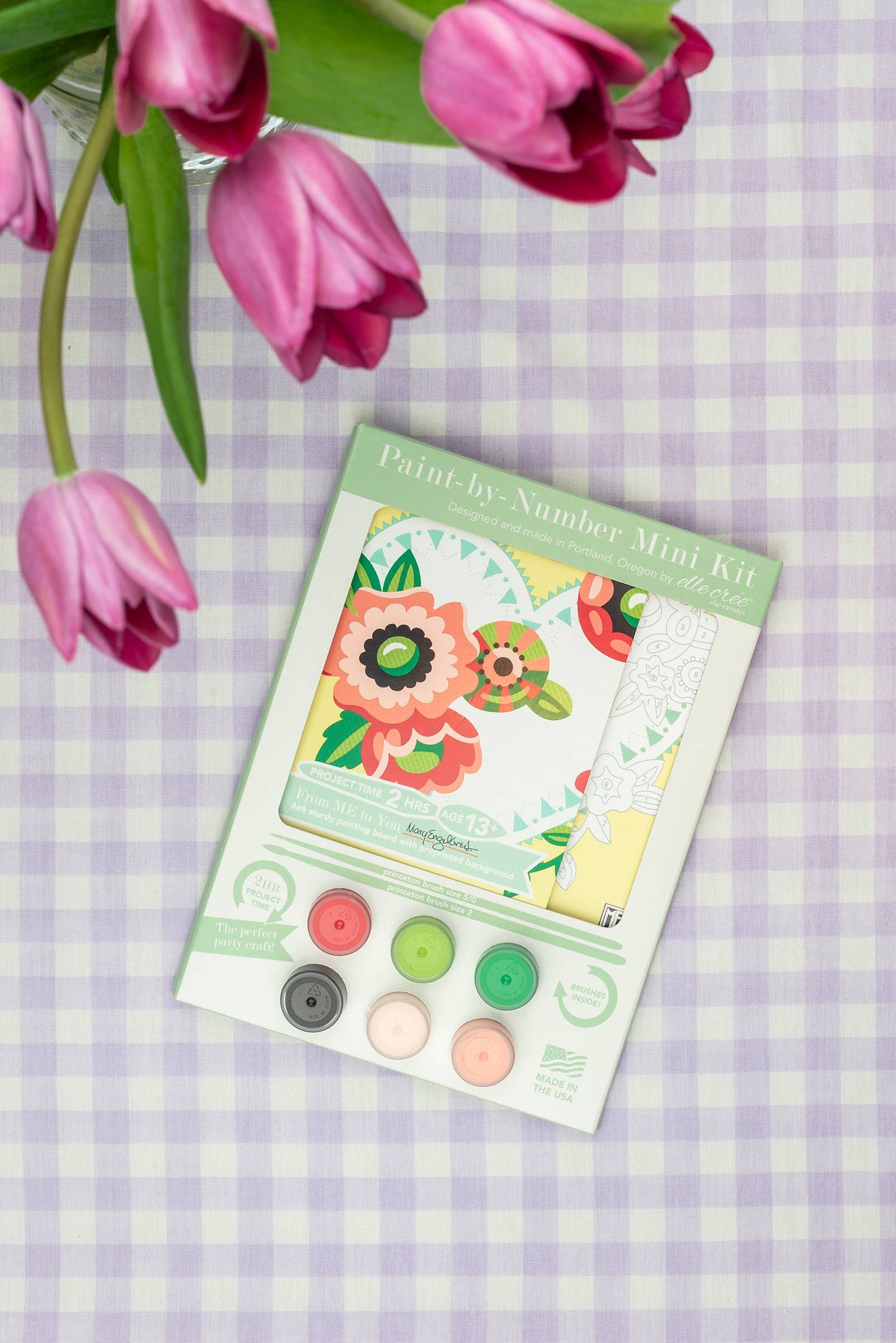 From ME to You Mary Engelbreit Mini Paint-by-Number Kit