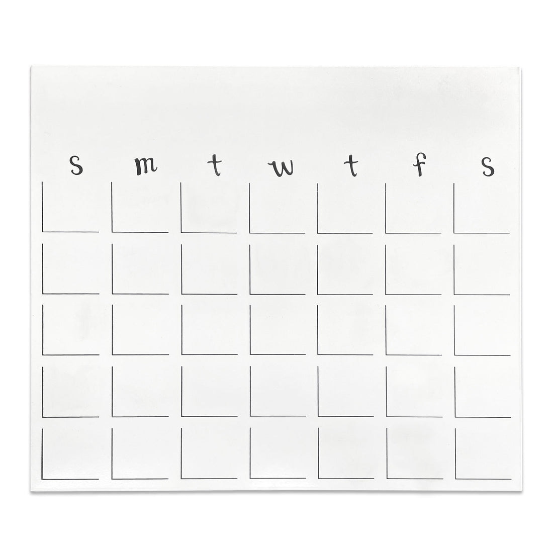 Dry Erase Magnetic Calendar - 15"h x 17"w