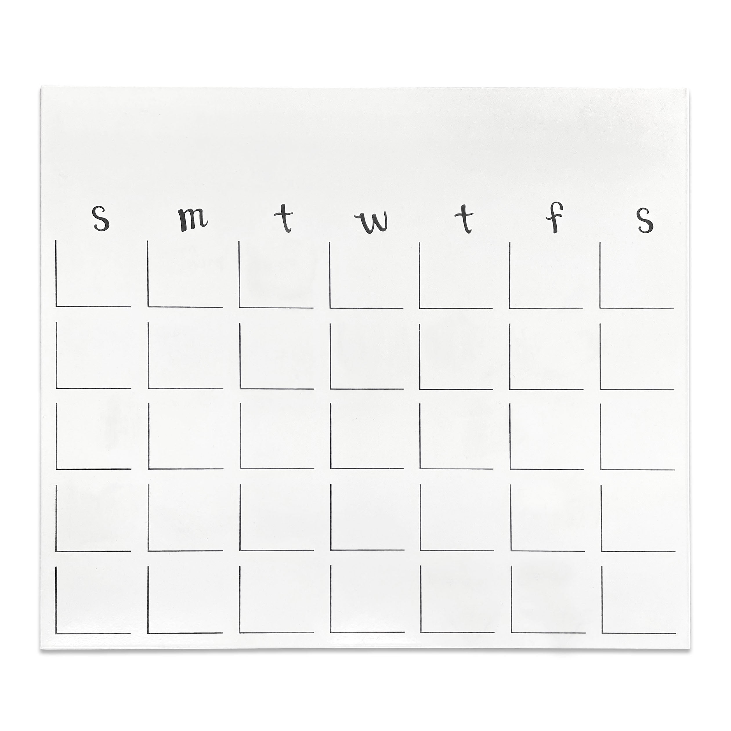 Dry Erase Magnetic Calendar - 15"h x 17"w