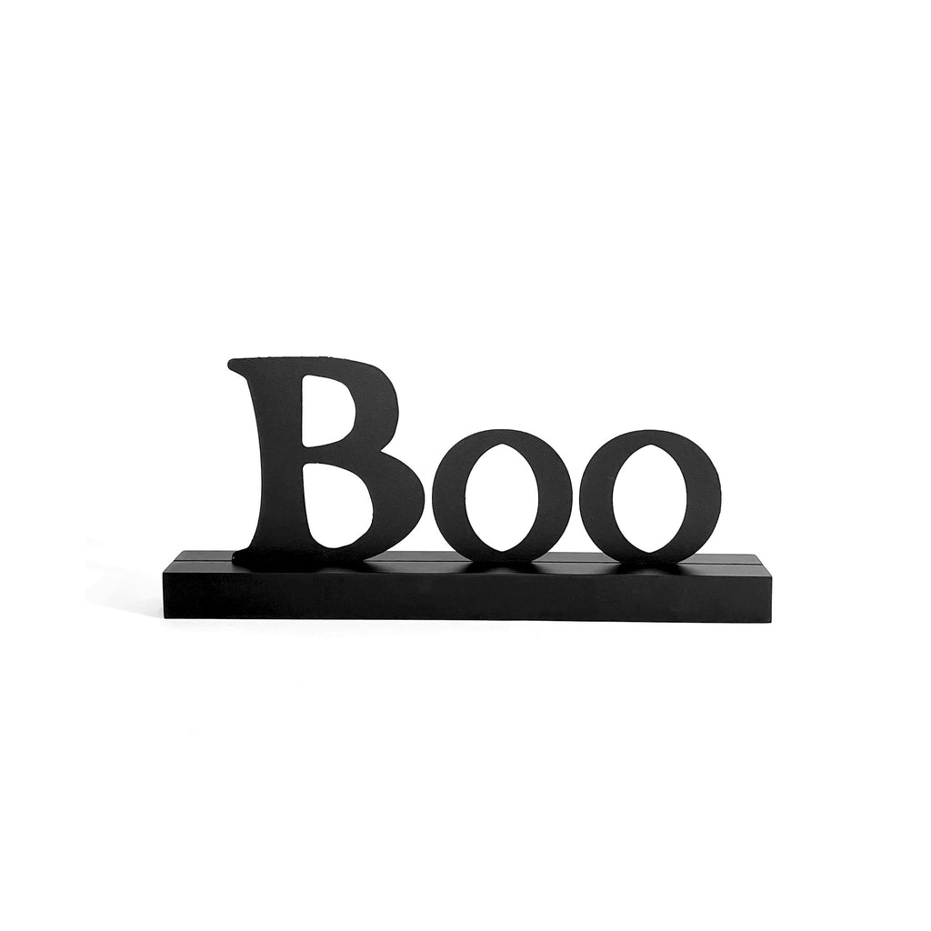 Boo Magnetic Word w/ Wood Base