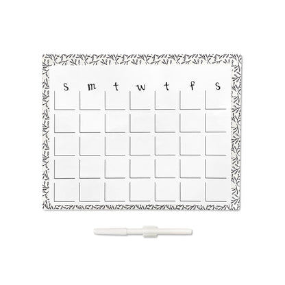 Trocken abwischbarer Kalender mit Schreibtisch-Staffelei im Paket