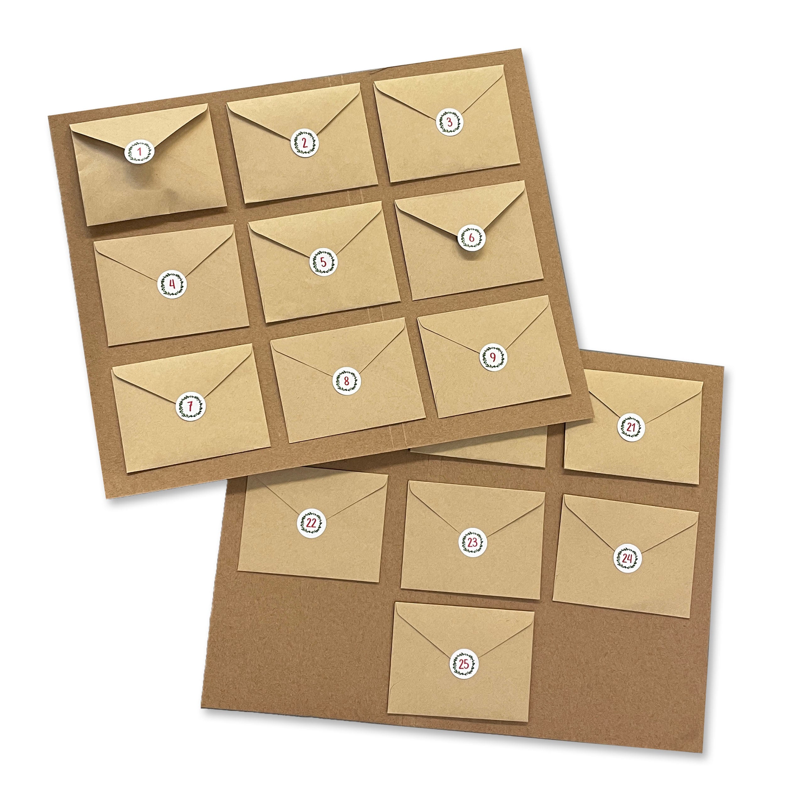 Countdown to Christmas Advent Calendar - S/25 Magnets &amp; Blue Winter House