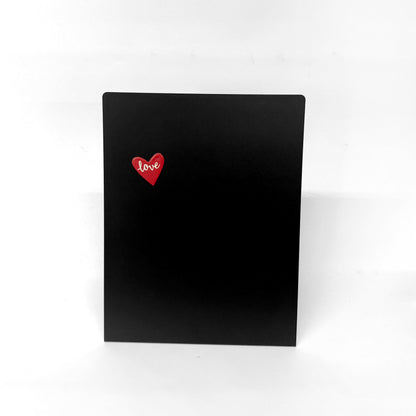Easel Bent w/ Str. Edge, Black 9x12