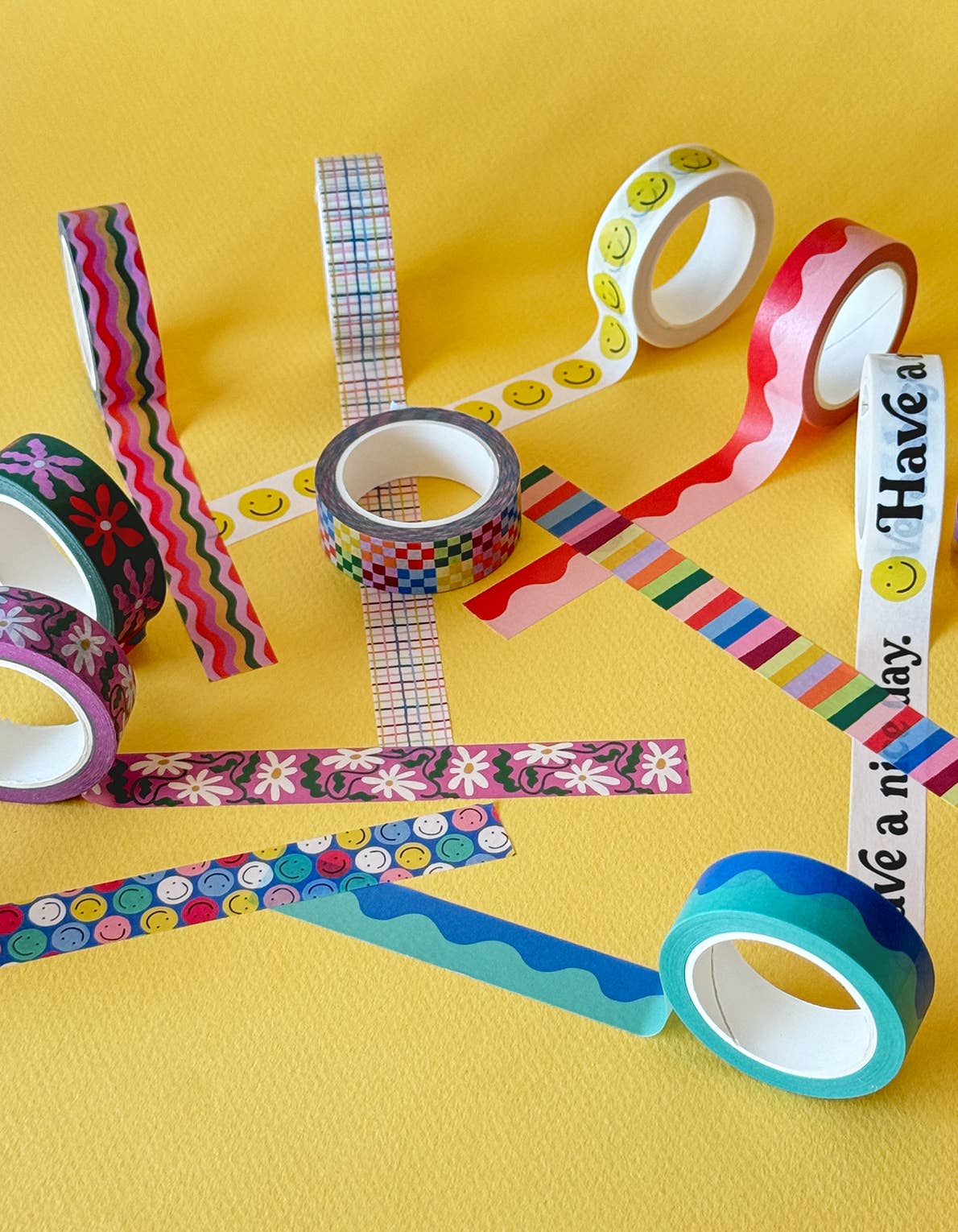 Washi Tape, Set of 3 | Rainbow