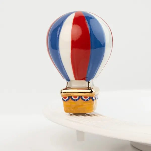 Red, White, and Balloon - Nora Fleming Mini (Hot Air Balloon)