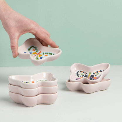 Flutter By Butterfly Shaped Pinch Bowl