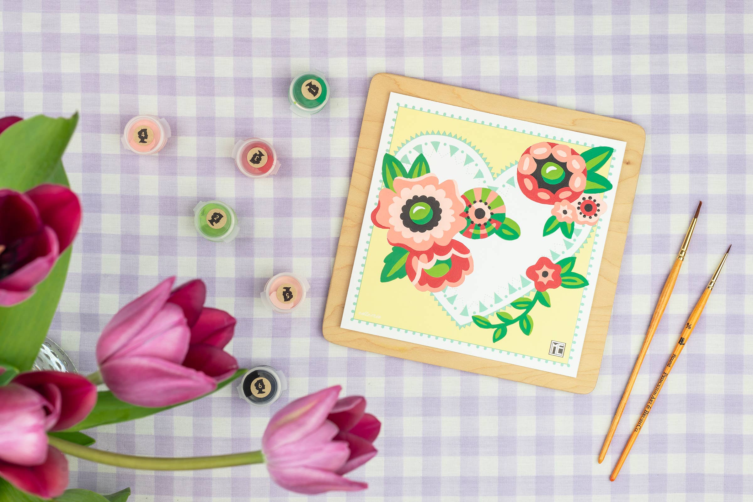 From ME to You Mary Engelbreit Mini Paint-by-Number Kit