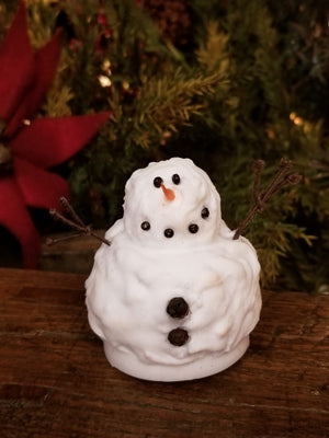 White Baby Snowman T-Lite Cover