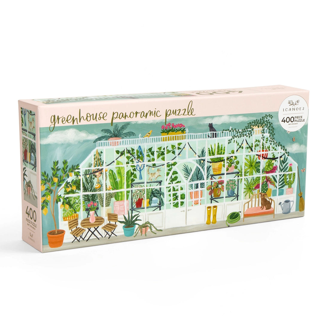 Greenhouse Panoramic 400 Piece Jigsaw Puzzle