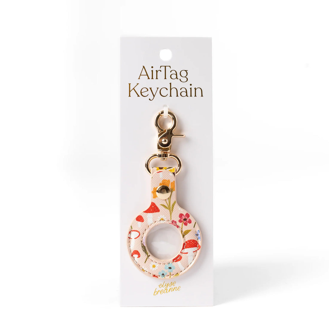AirTag Keychain - Mushroom Meadows