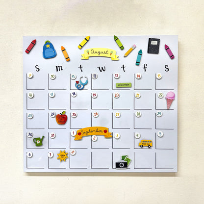 School Supply Magnets S/3
