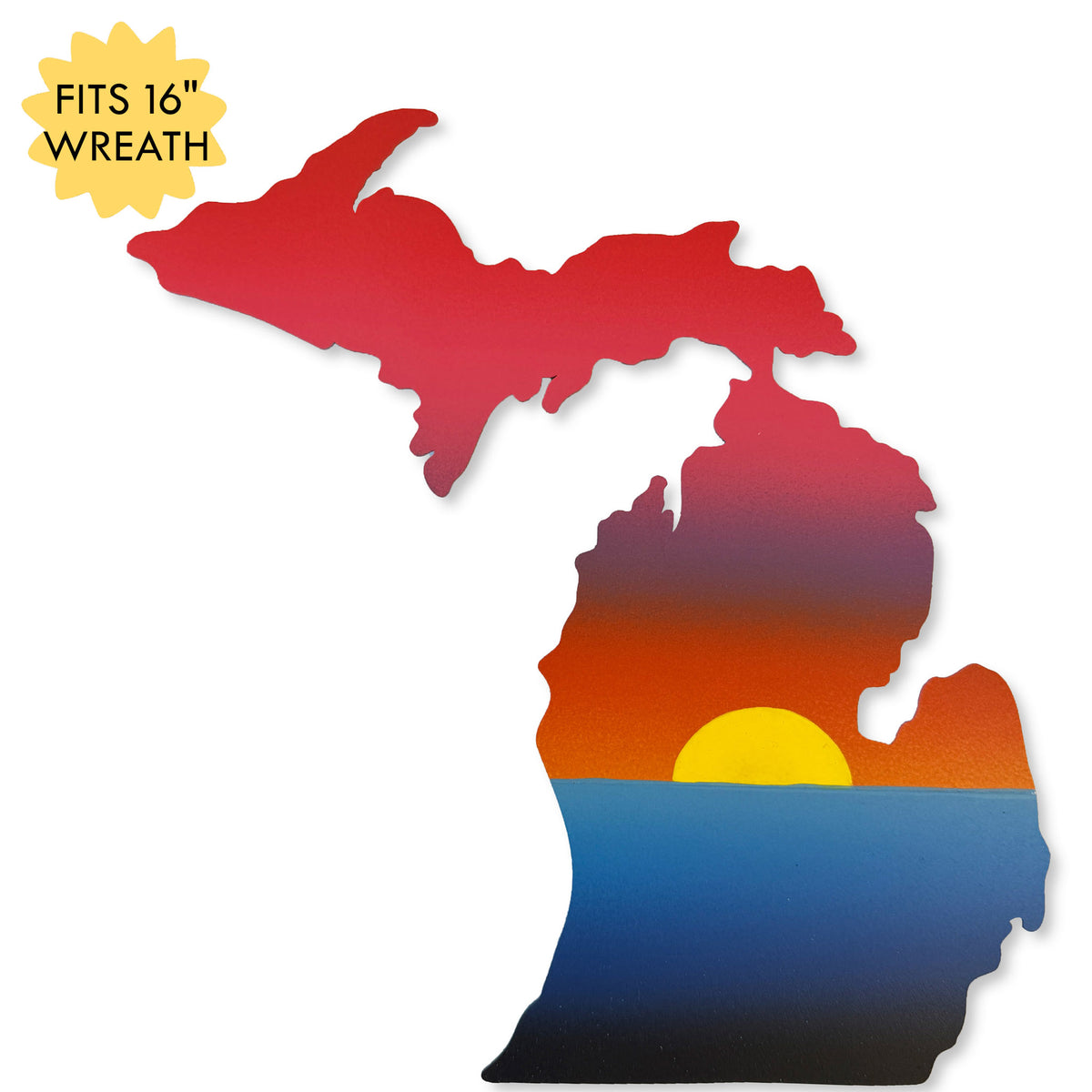 Michigan Sunset Magnetic Art Pop