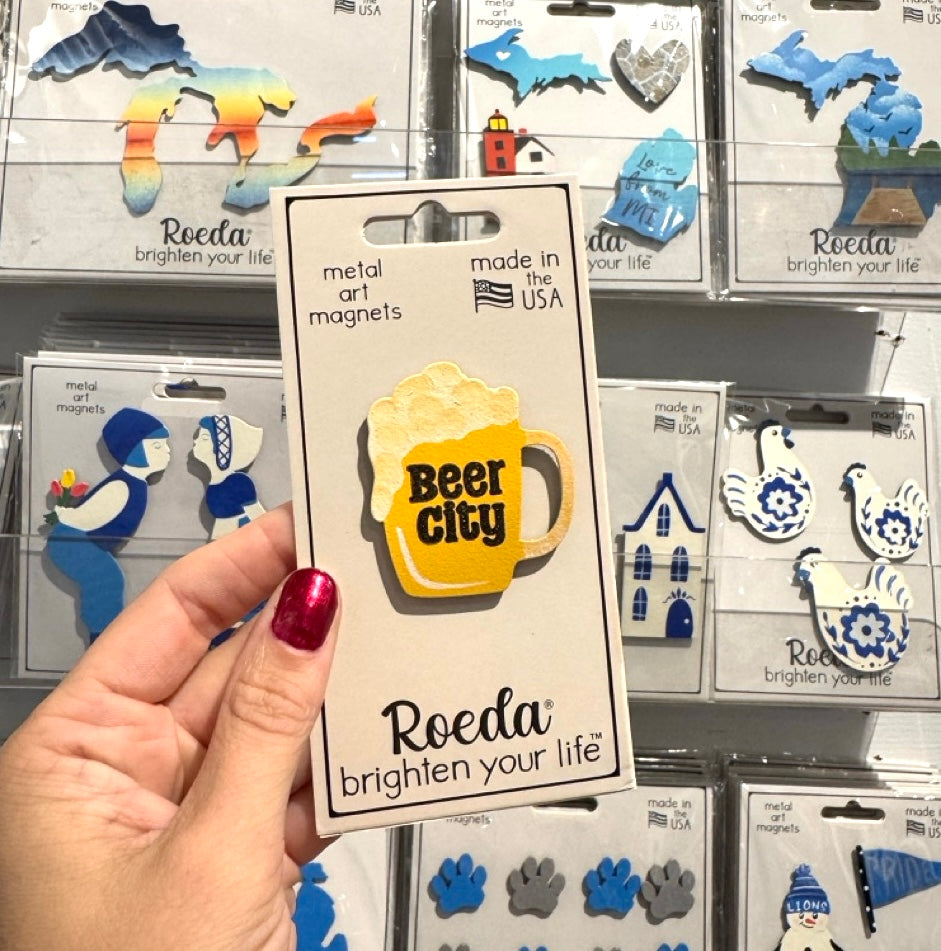 Beer City Beer Stein Magnet