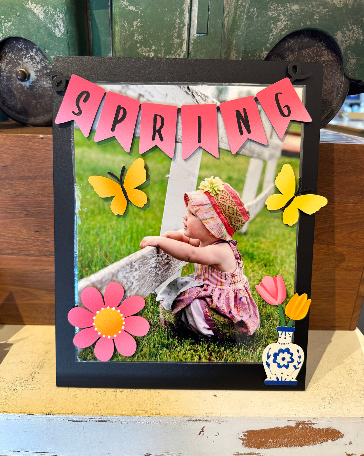 Spring Wreath Kit Magnets S/4