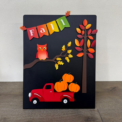 Folk Art Tree Magnet