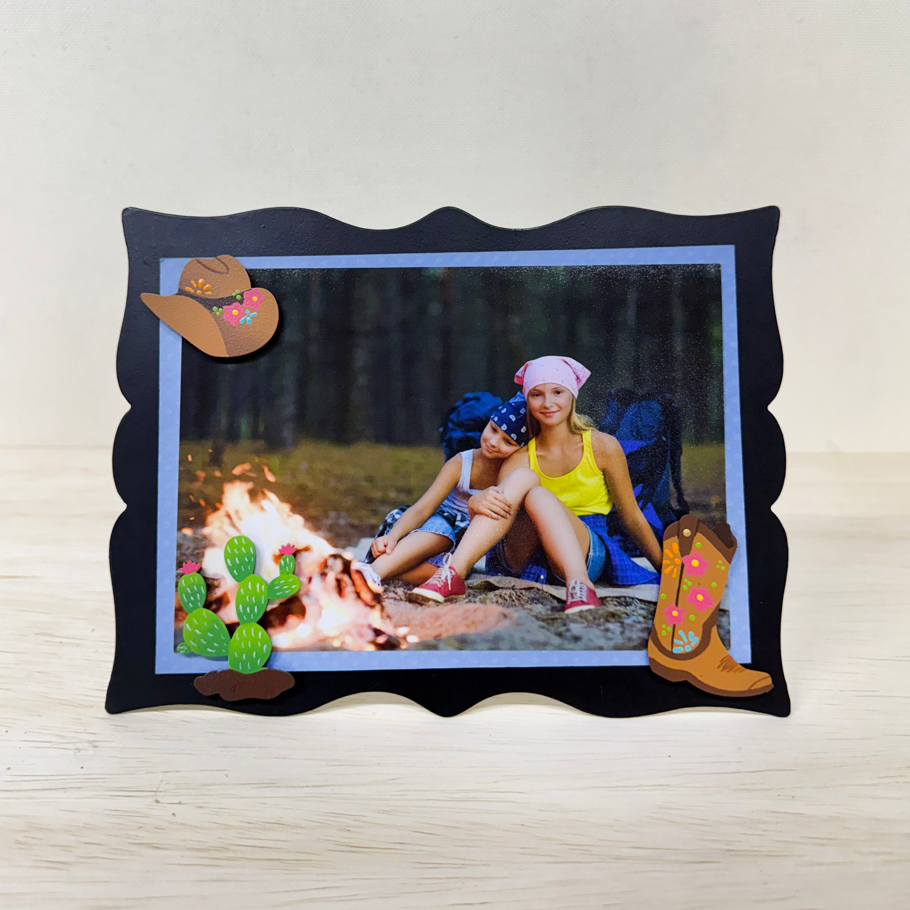 Cowgirl &amp; Cactus Magnets S/3