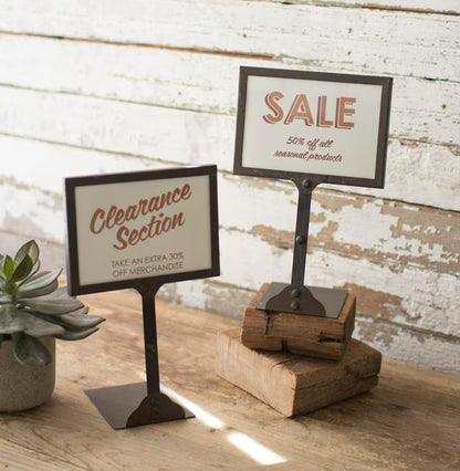 Metal Picture Frame on Stand