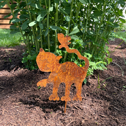 Faithful Friends Garden Stake - Cat (9&quot;)