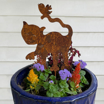 Faithful Friends Garden Stake - Cat (9&quot;)