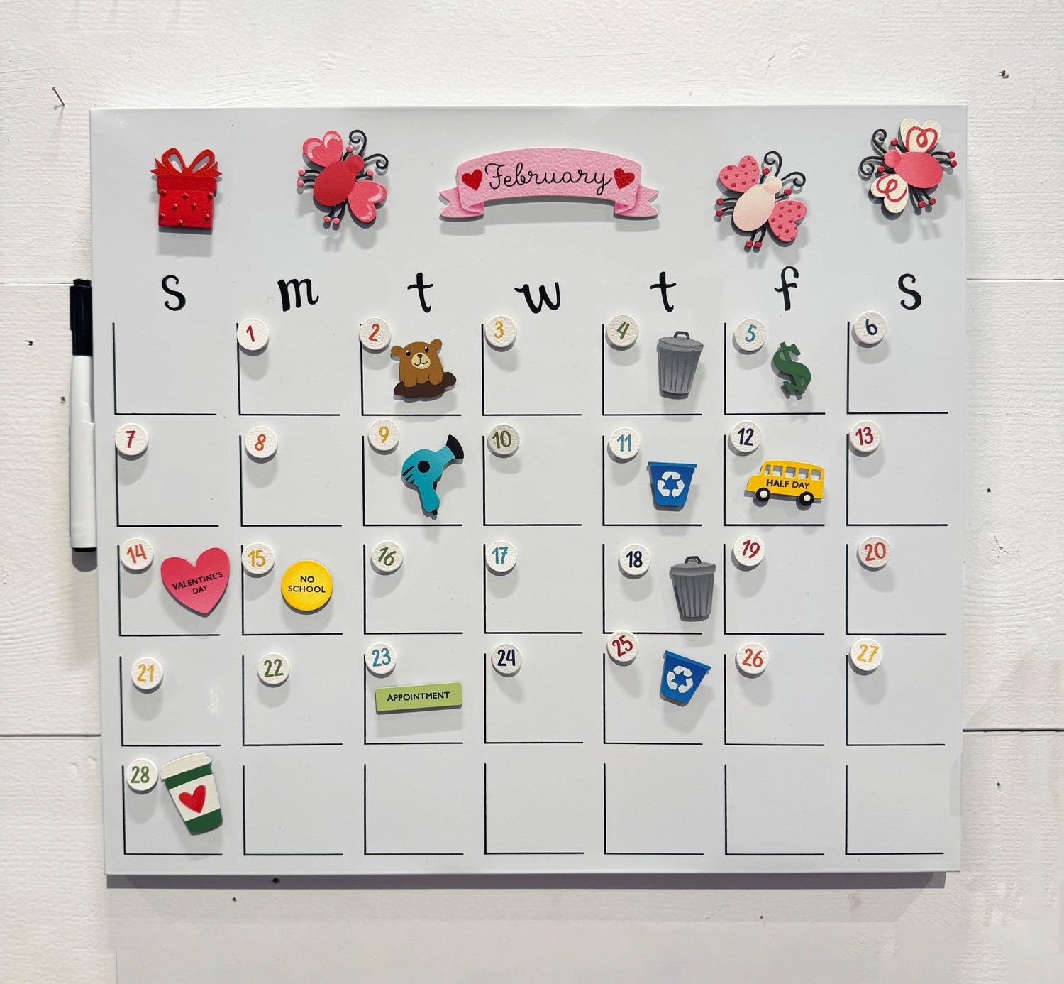 Holiday Calendar Magnets S/4 Spring/Summer