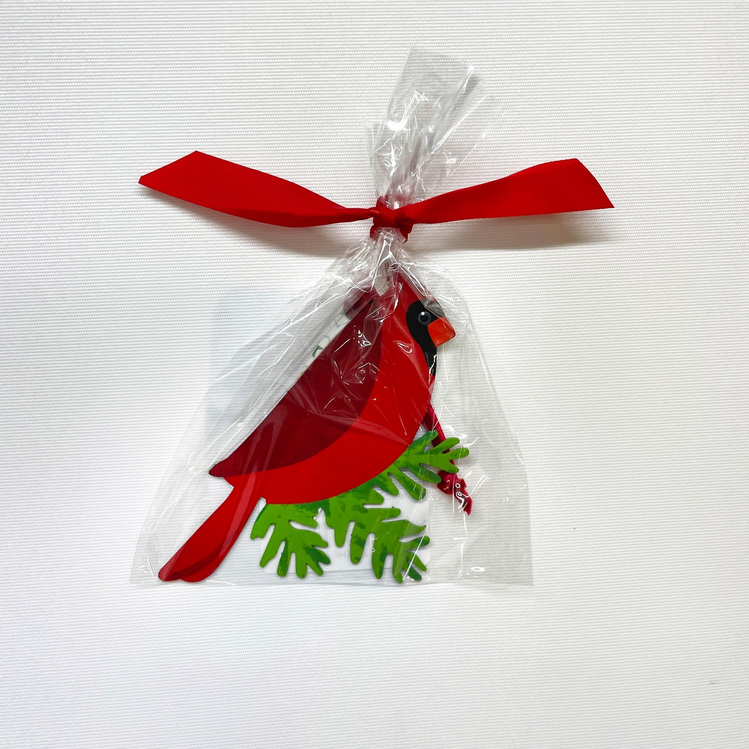 Cardinal on Branch Ornament