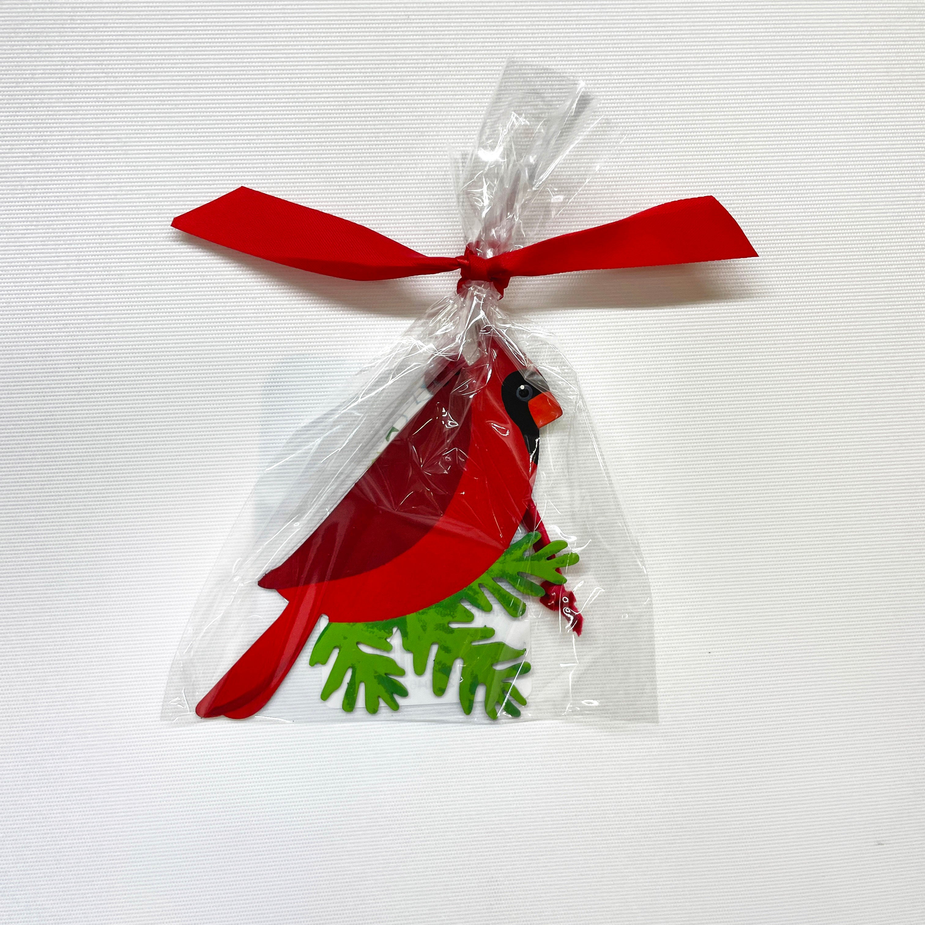 Cardinal on Branch Ornament