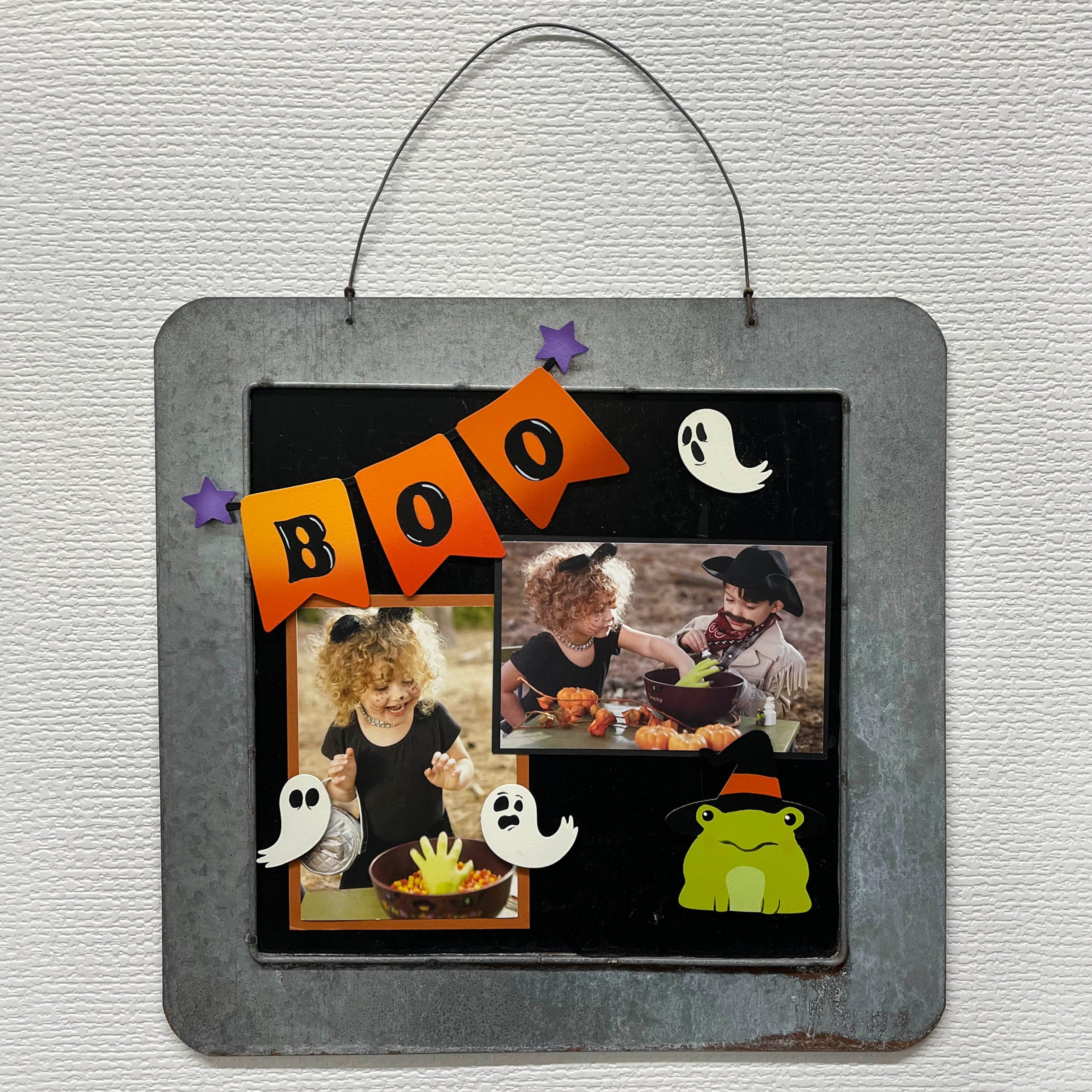 Mini-Art-Pop-Magnet mit „Boo“-Banner