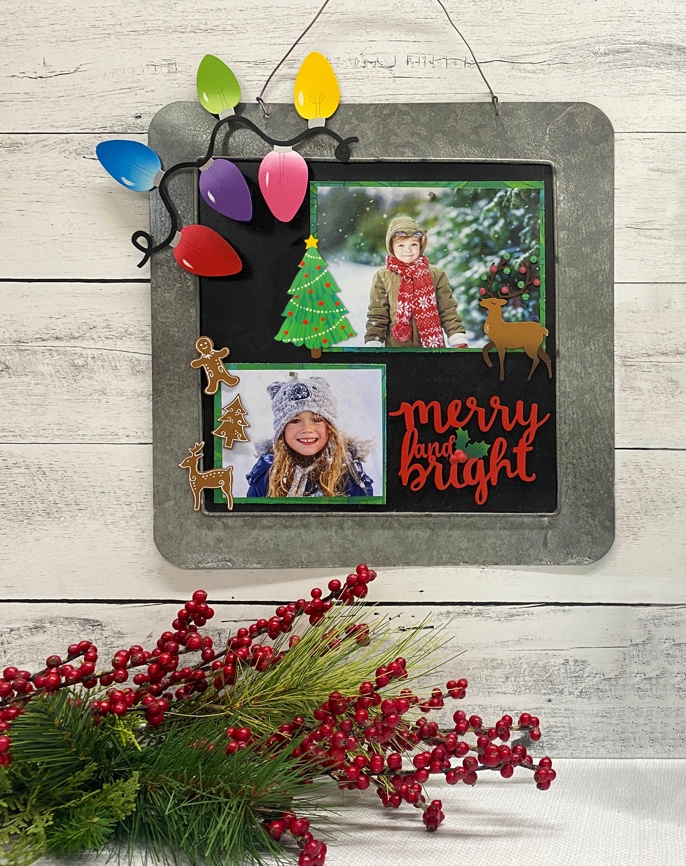 „Merry &amp;amp; Bright“-Magnet