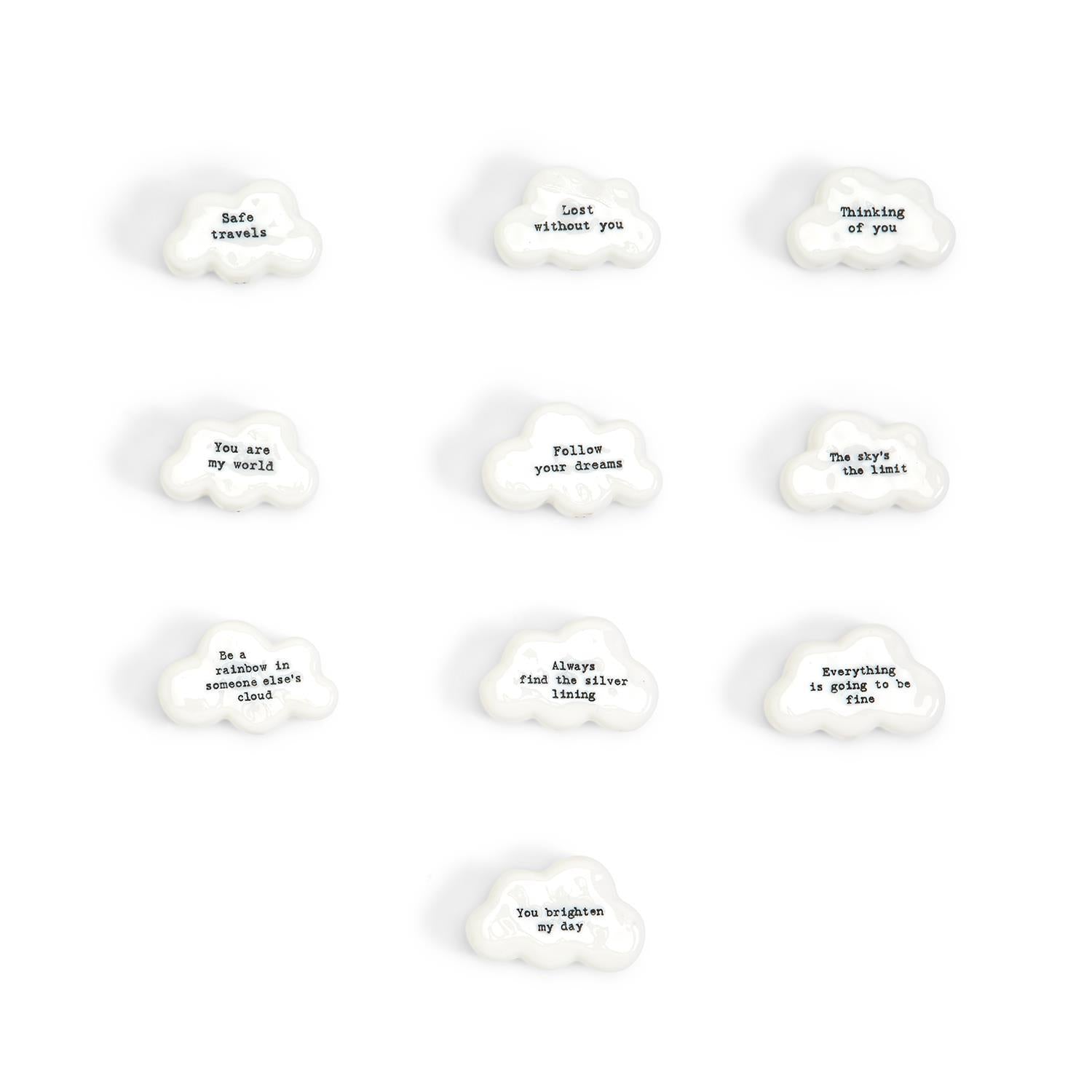 Cloud Pebble w/ Quote