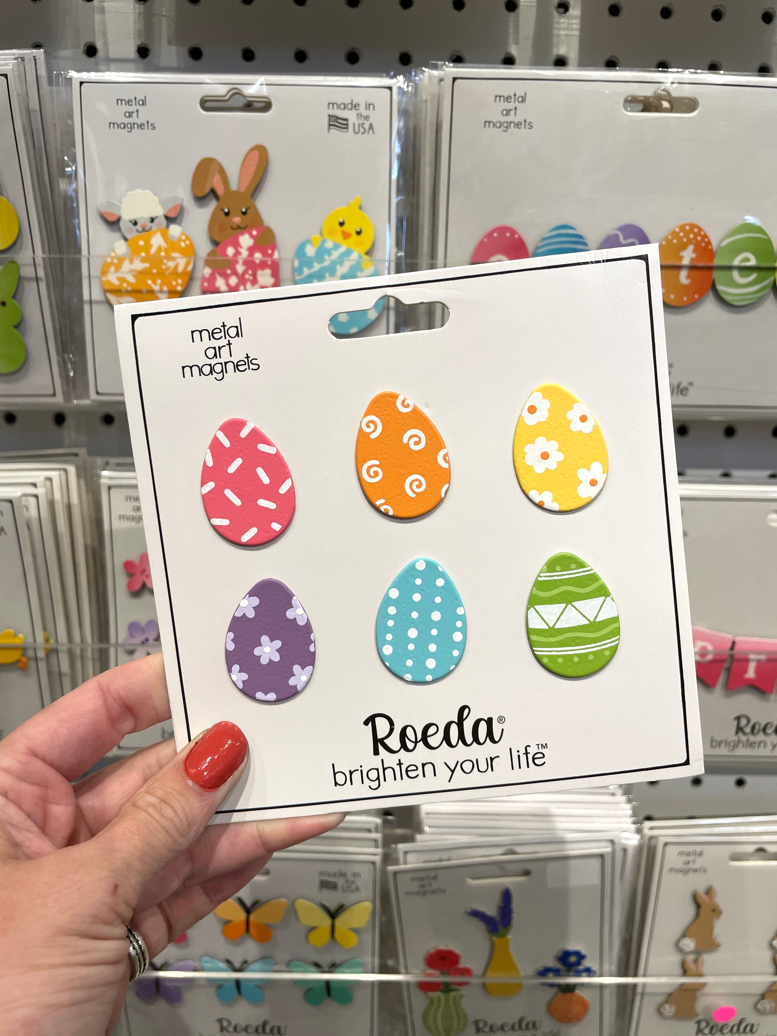 Easter Egg Magnet S/6