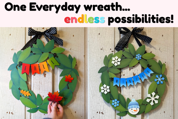 Everyday Wreath Magnetic Wall Art - 16"