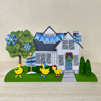 Ice Skating Duck Magnets S/3