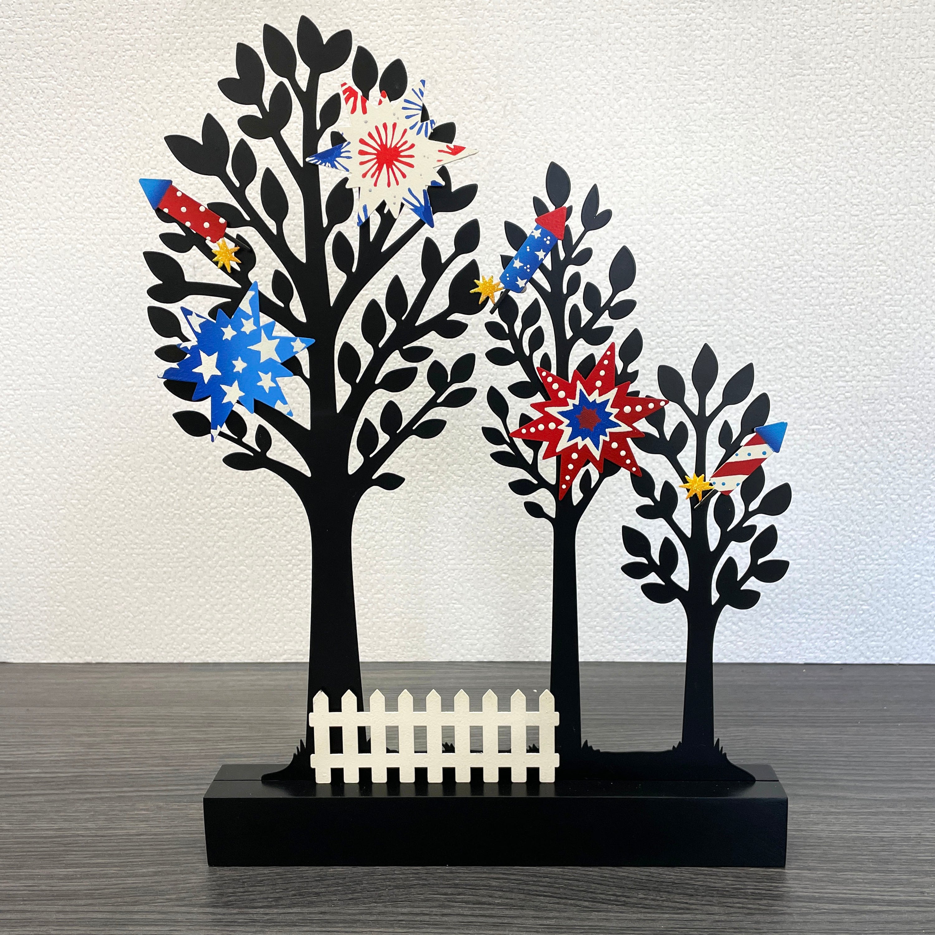 Patriotic Star Mini Art Pop Magnets S/3