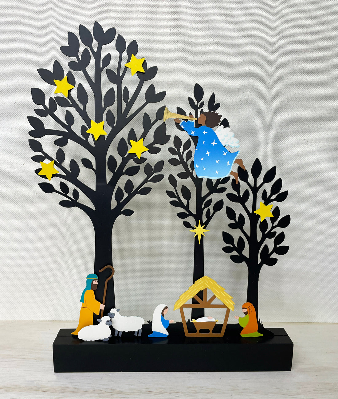 Shepherd &amp; Sheep Magnets S/3