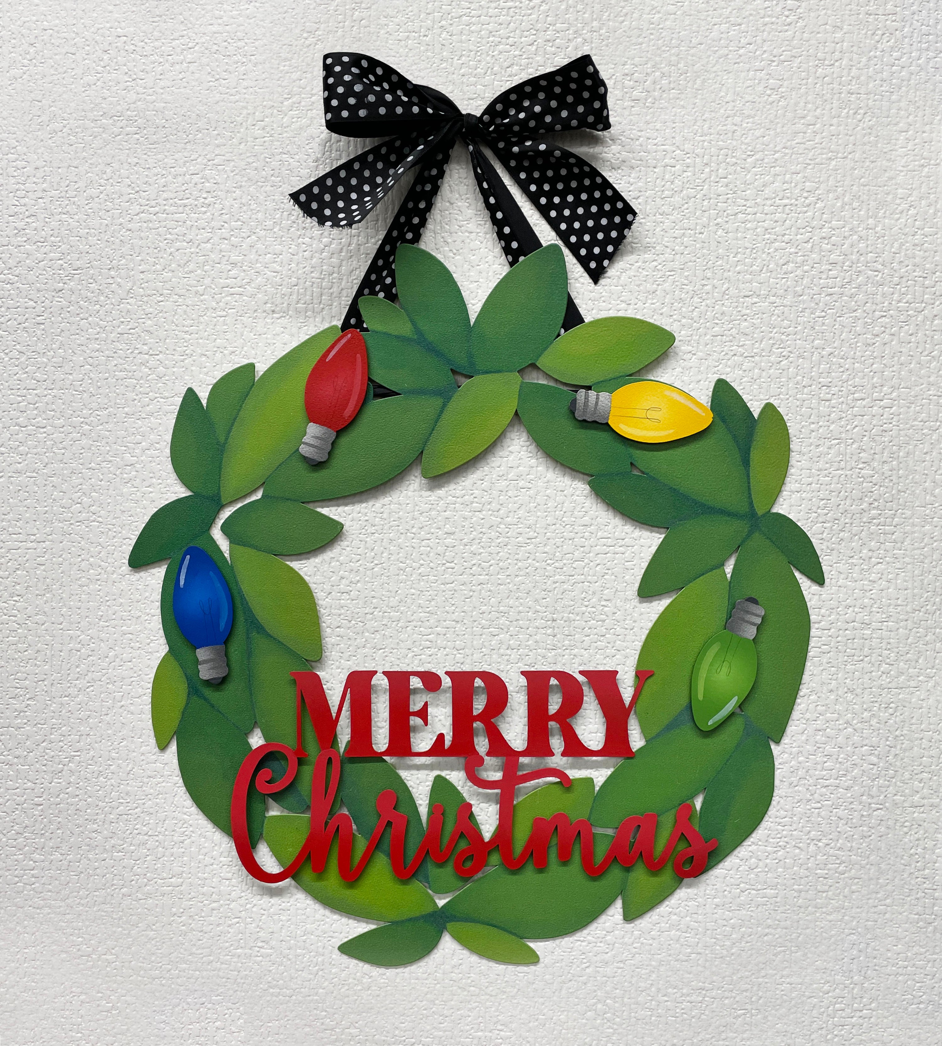 Christmas Light Bulb Mini Art Pop Magnets S/4 (Classic)