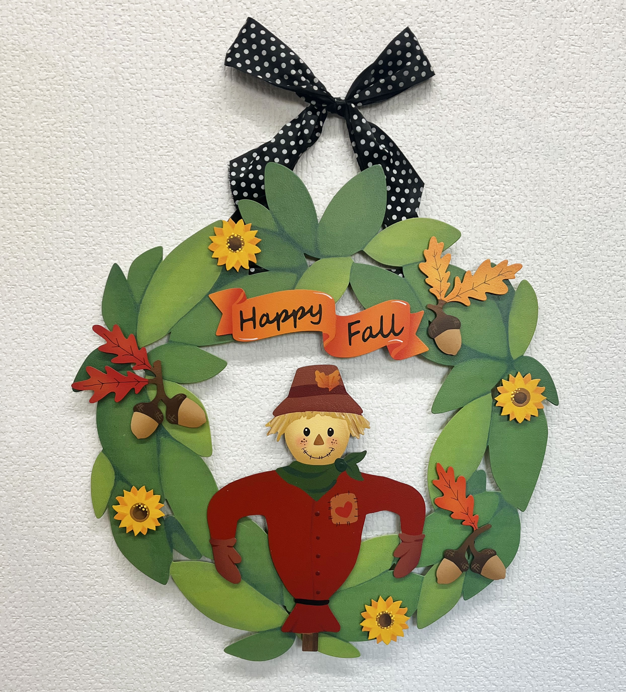 &quot;Happy Fall&quot; Banner Magnet (6.5&quot;w)