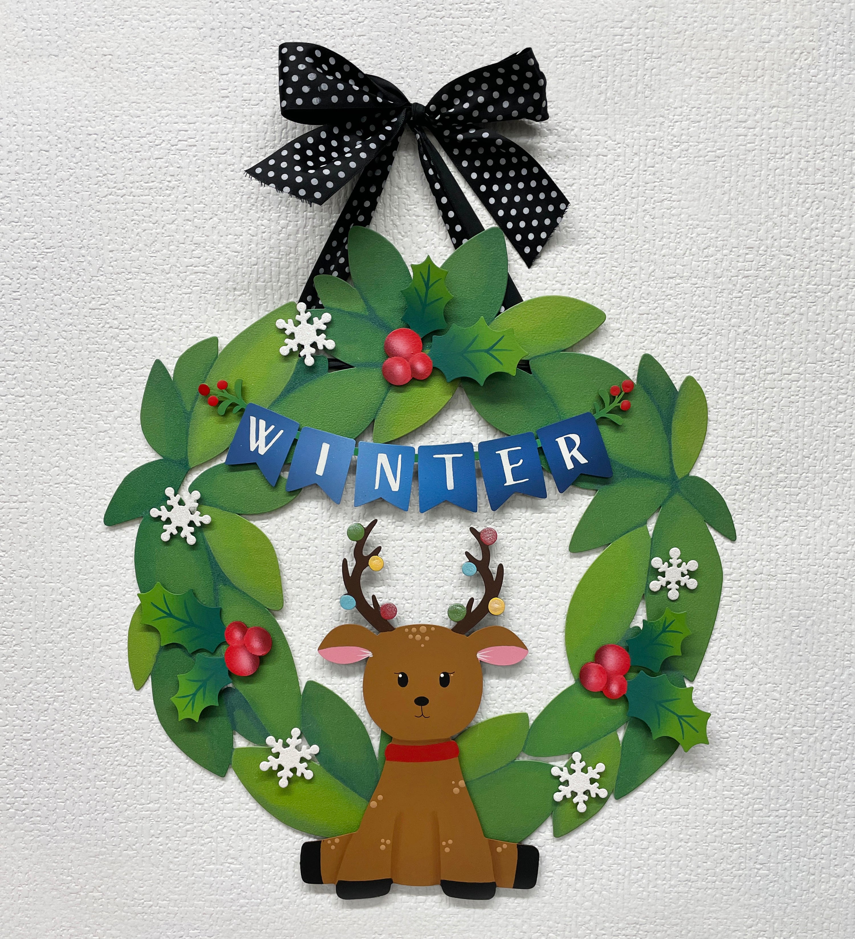 Holiday Reindeer Magnetic Art Pop
