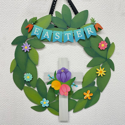 Cross w/ Flowers Magnetic Art Pop